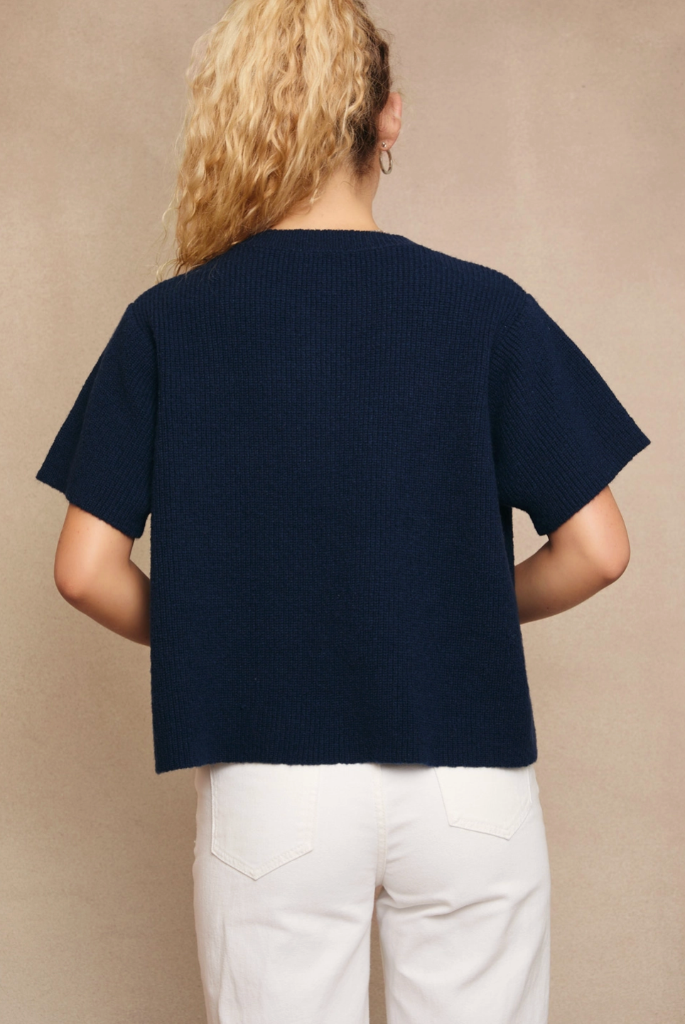 It Girl Sweater Cardigan Navy